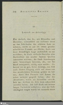 32. Learch an Aristipp