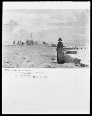 Dame am Strand