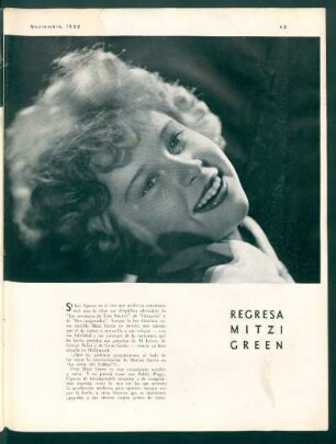 Regresa Mitzi Green