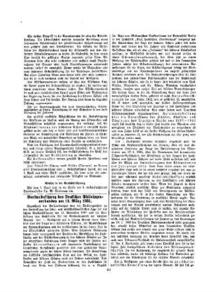 Vorstandssitzung des deutschen Philologenverbandes vom 19. März 1932