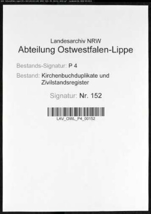 Kirchenbuchduplikat der katholischen Gemeinde Hörde (GHT 1869-1874). (Gemeinde: Hörde, katholische Gemeinde)