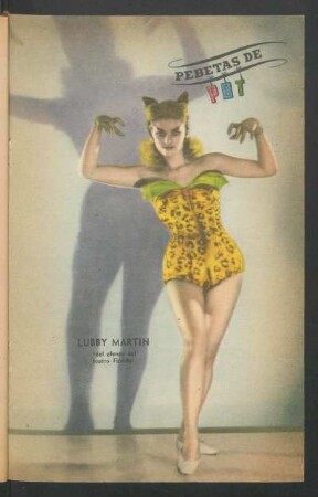Lubby Martín (del elenco del teatro Florida) - [Fotografía] : Pebetas de PBT