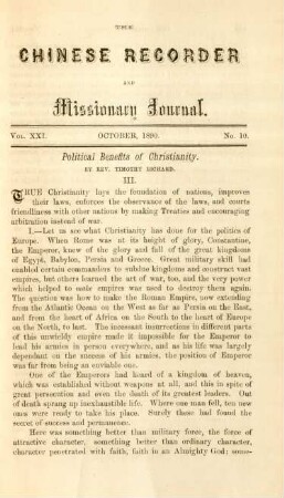 No. 10. October, 1890