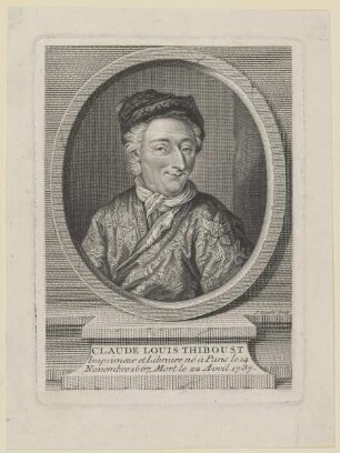 Bildnis des Cloude Louis Thiboust