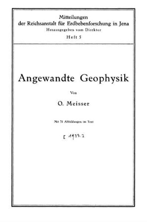 5: Angewandte Geophysik