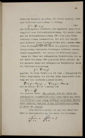 Schar orthogonaler Trajektorien