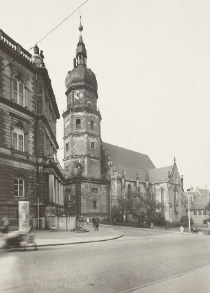 Stadtkirche Sankt Bartholomäi. Ansicht von Südwesten