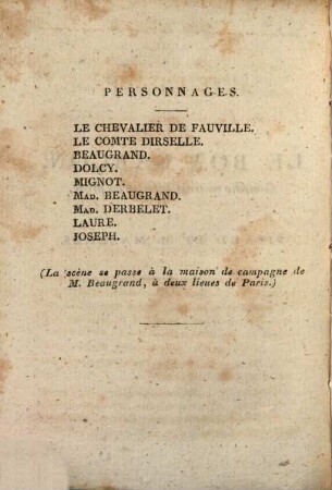 Le bon garçon : comédie en trois actes et en prose