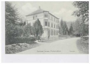 Eckerbau des Stahlbads in Imnau