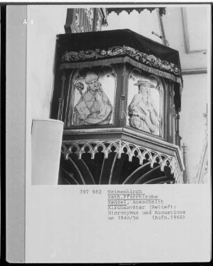 Kirchenväter Hieronymus und Augustinus