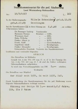 Schneider, Wilhelm