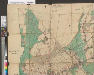 Rhade (Dorsten), Umlegung Rhade, Wege- und Gewässerplan