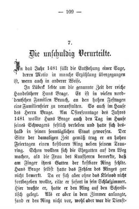 7. Die unschuldig Verurteilte.