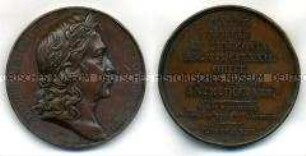 Series numismatica universalis virorum illustrium, Medaille auf Zar Peter den Großen von Russland
