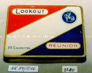 Blechdose für 25 Stück "Lookout CIGARETTES REUNION"