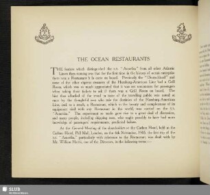 The ocean restaurants
