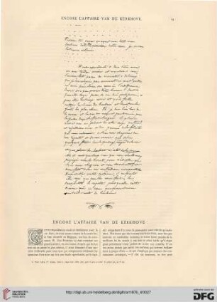 2: Encore l'affaire van de Kerkhove