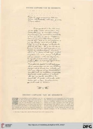 2: Encore l'affaire van de Kerkhove
