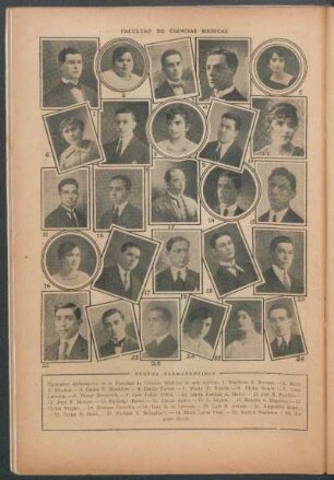 Facultad de Ciencias Médicas: Nuevos farmacéuticos - [Retratos]