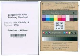 Entnazifizierung Wilhelm Batenbruch , geb. 22.04.1920 (Polizist)