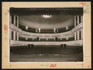 Schauspielhaus, Breslau: Ansicht Zuschauerraum