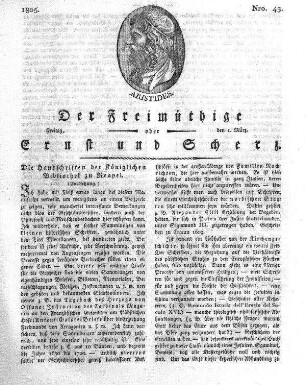 Nro. 43, Freitag, den 1. März 1805