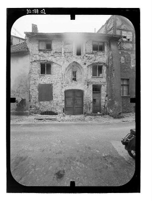 Stralsund-Altstadt. Schillstraße 17. Wohnhaus. Straßenfront
