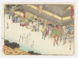 Kusatsu, Blatt 53 der Folge "53 Stationen des Tōkaidō"
