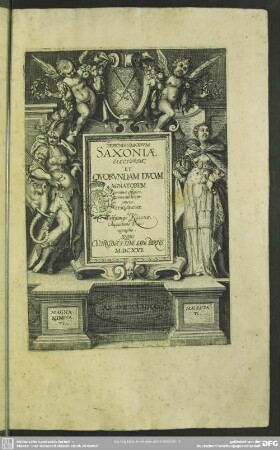Serenissimorum Saxoniae Electorum, Et Quorundam Ducum Agnatorum genuinae effigies