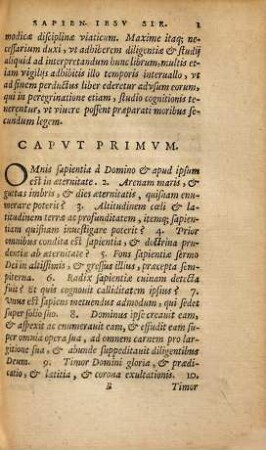 Sapientia Iesu filii Sirachi, sive liber de universa virtute