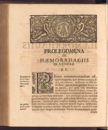 Prolegomena de haemorrhagiis in genere