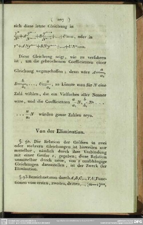 Von der Elimination