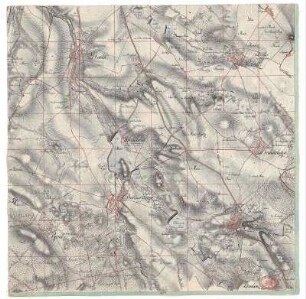 Kühren, Burkartshain, Nemt, Körlitz. Blatt 63 aus: Meilenblätter von Sachsen