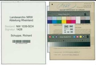 Entnazifizierung Richard Schuppe , geb. 04.10.1910 (Angestellter)