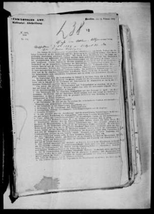 Jahresberichte der Regierungsschule in Lome für die Berichtsjahre 1904/1905, 1905/1906, 1908/1909