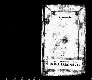 Gerichtshandelsbuch von Schmorkau (Oberlausitzer Seite), Bd. 1