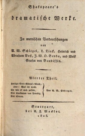 Dramatische Werke, Bd. 4