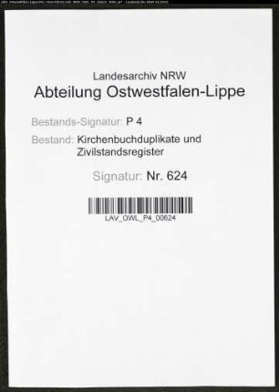 Kirchenbuchduplikate der katholischen Gemeinde (GHT 1824-1825, GHT 1826, GHT 1827-1832). (Gemeinde: Büderich, katholische Gemeinde)