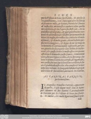 Al Cardinal Farnese, per lo medesimo.