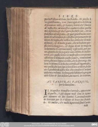 Al Cardinal Farnese, per lo medesimo.