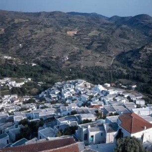 Skyros, Flachdächer der Chora