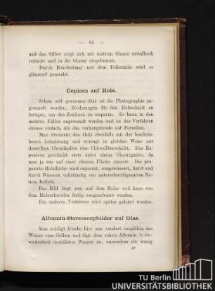 Albumin-Stereoscopbilder auf Glas
