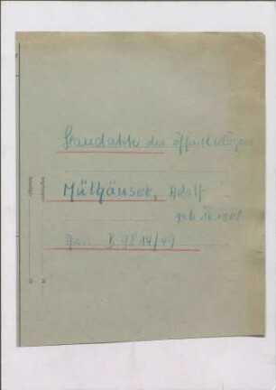 Mühlhäuser, Adolf