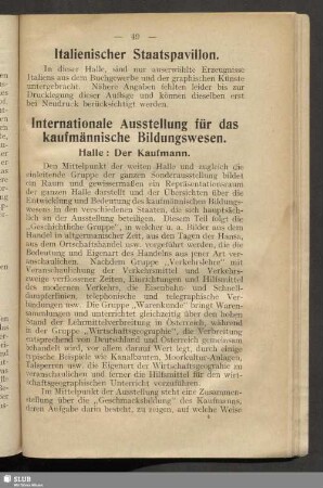 Internationale Ausstellung für das kaufmännische Bildungswesen