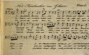 Bibliothek für Quartetsänger : eine Sammlung neuer mehrstimmiger Original-Gesänge ohne Begleitung, 1. Tenor I