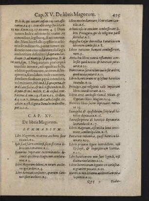 Cap. XV. De libris Magorum