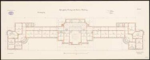 Amtsgericht, Berlin-Wedding: Grundriss 3. Obergeschoss 1:100