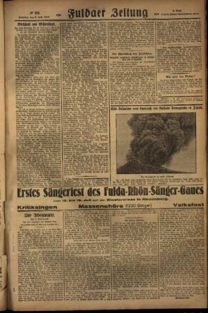 Dritte Ausgabe vom Samstag, den 06. Juli 1929.