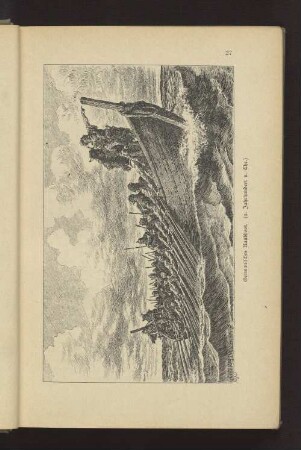 Germanisches Raubboot. (3. Jahrhundert n. Chr.)