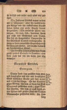 Neunter Artickel. Georgien